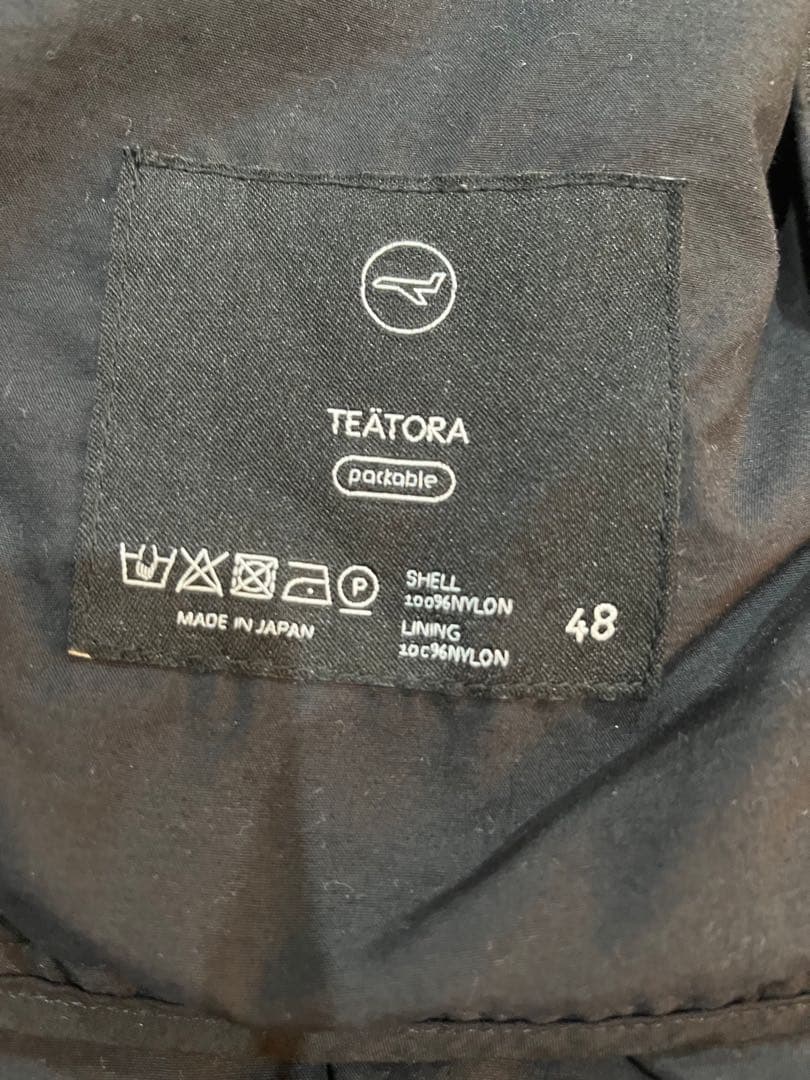 TEATORA テアトラ　DEVICE COAT-DP パッカブル