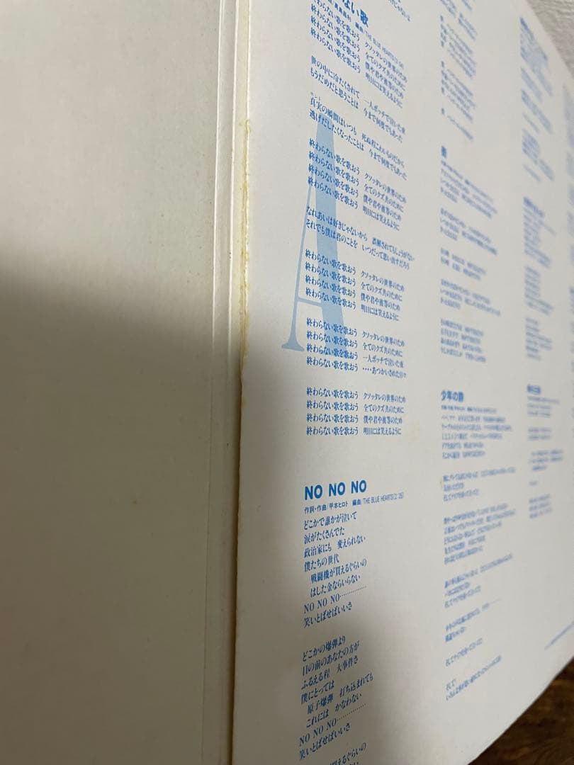 The Blue Hearts レコード　LP オリジナル