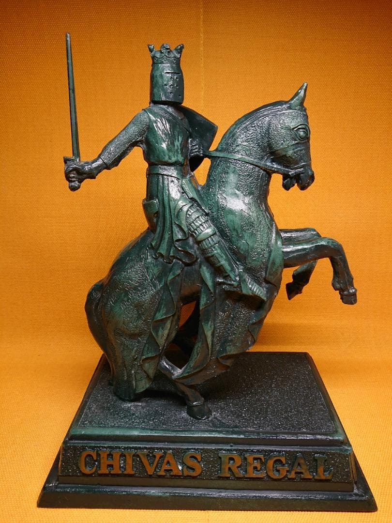 ビンテージ　騎士　馬　人形　金属　置物　インテリア　工芸品　美術品　A2551