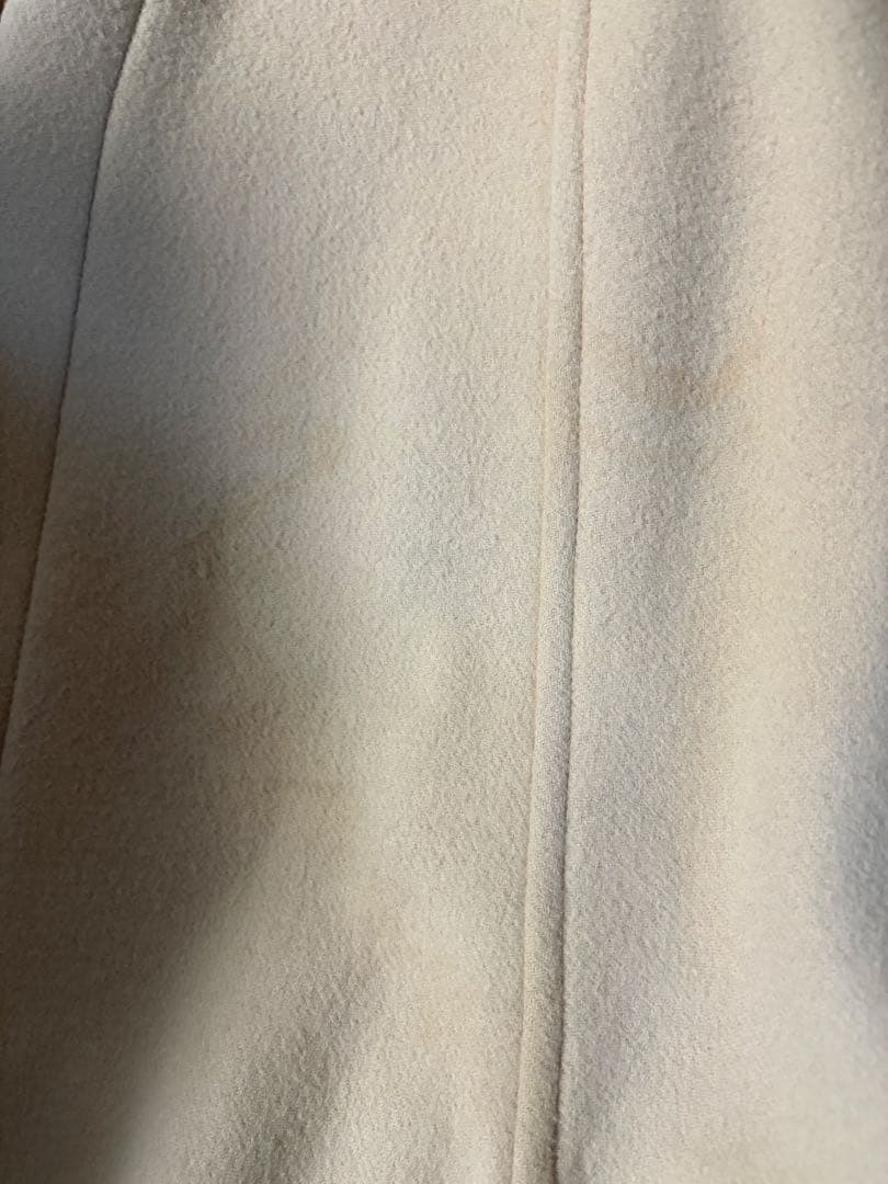 BLUE LABELブルーレーベルリアルファー付ベージュロングコート サイズ38