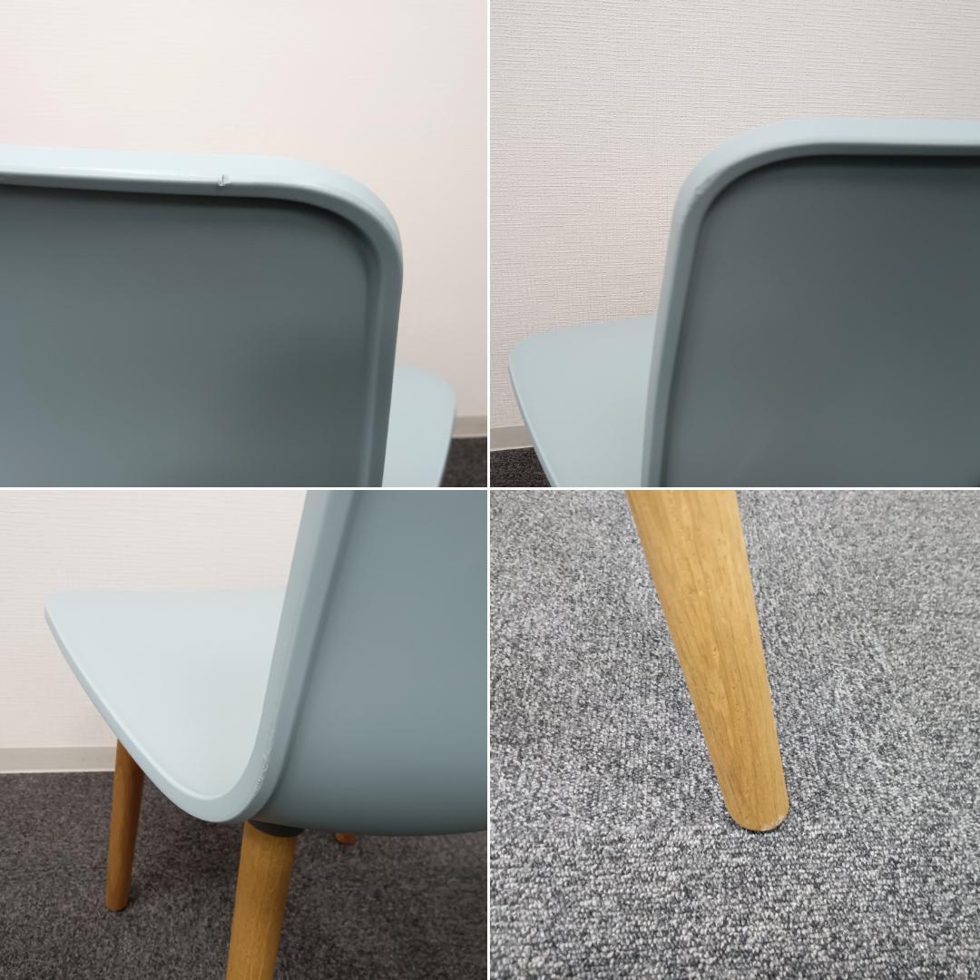 某服好きページ★ヴィトラ★ハル ウッド チェア★アイスグレー★