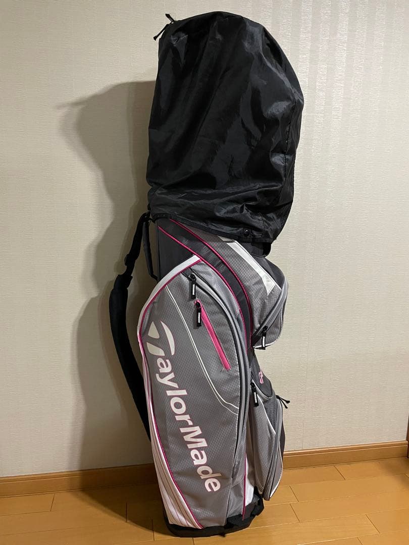 TaylorMade 超軽量2.3Kg キャディバッグ14分割グレー/ピンク