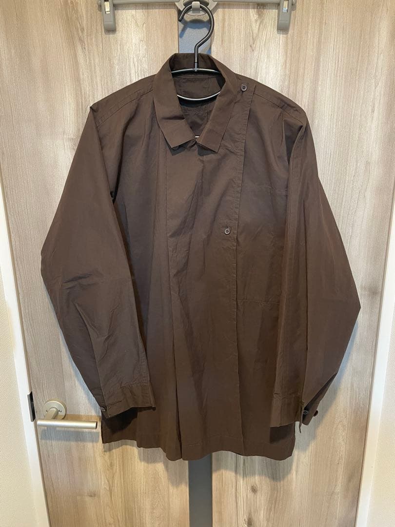 オムプリッセイッセイミヤケ　FRESHEN　シャツ　サイズ2 ブラウン