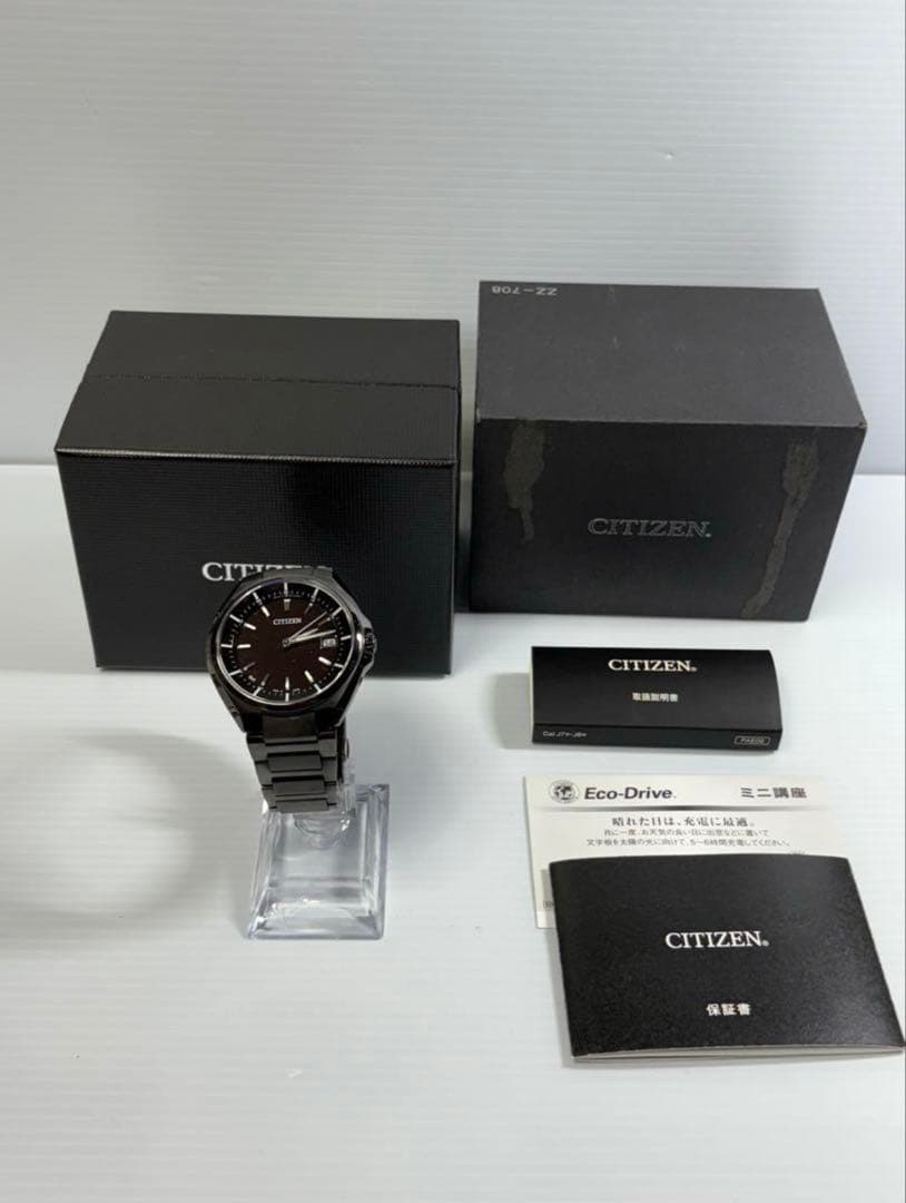 美品❗️CITIZEN・ATTESA・CB3015ー53E・スーパーチタニュウム