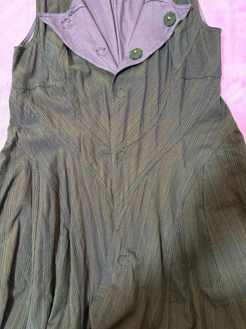 【未使用】K-Kenkyusya ワンピースジレ パープル系 2way