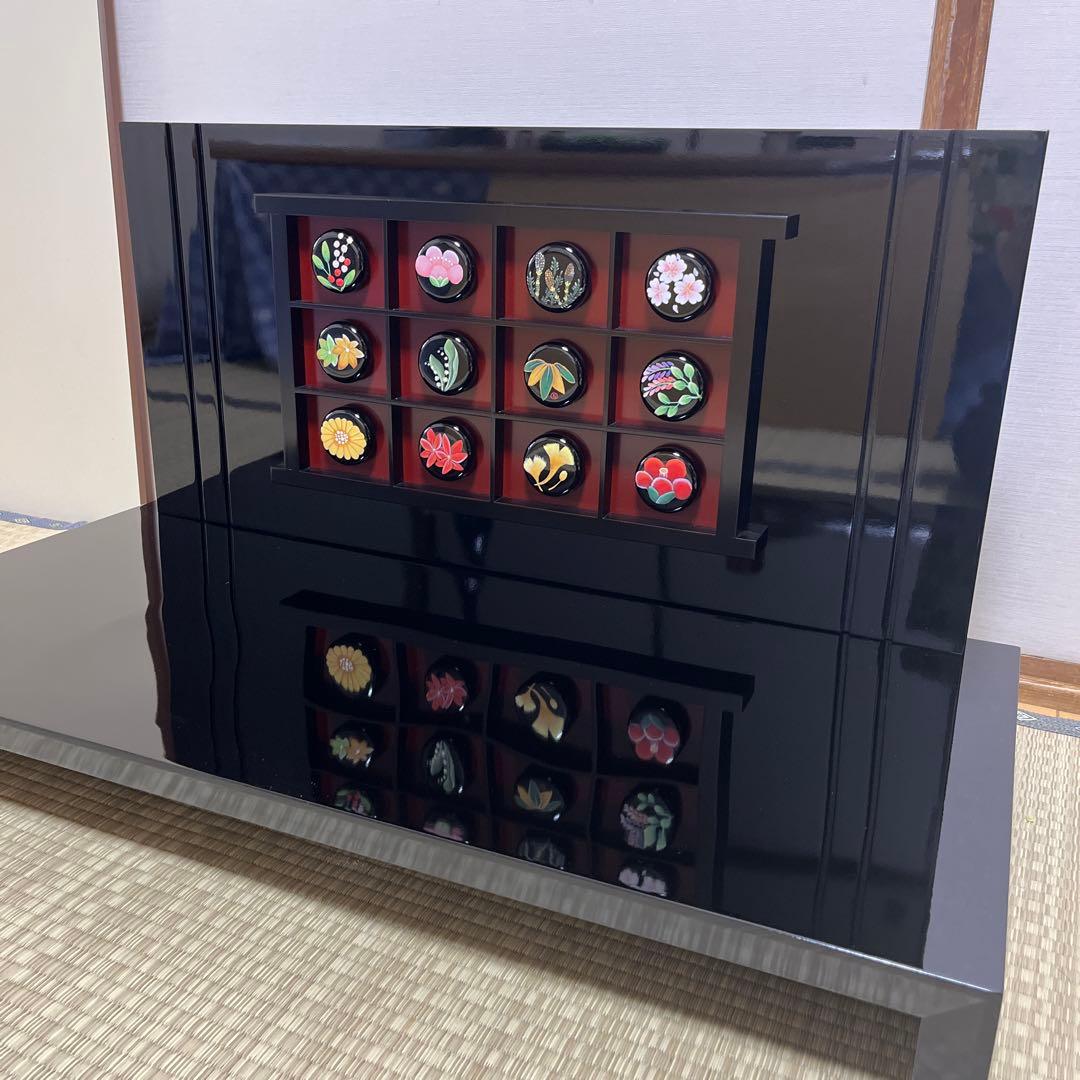 四季十二種 飾台屏風　お雛様用台のみ幅80cmサイズ