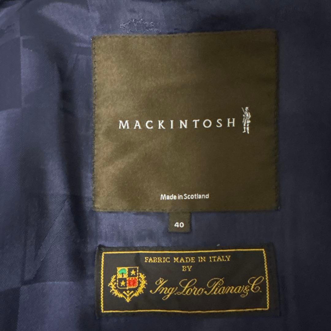 MACKINTOSH ネイビー トレンチコート 40