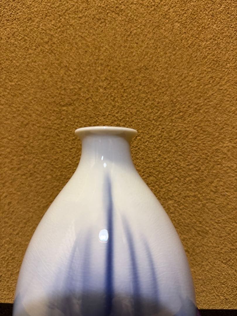 九谷焼　四代徳田八十吉　昇龍　花瓶　共箱