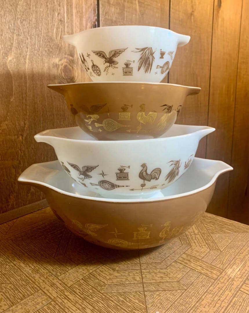 【年末値下】オールドパイレックス アーリアメリカン シンデレラミキシングボウル