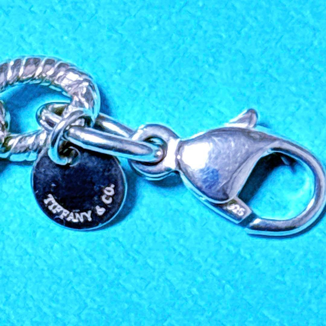 【極美品】19cm ティファニー ツイストロープ リンク ブレスレット 925