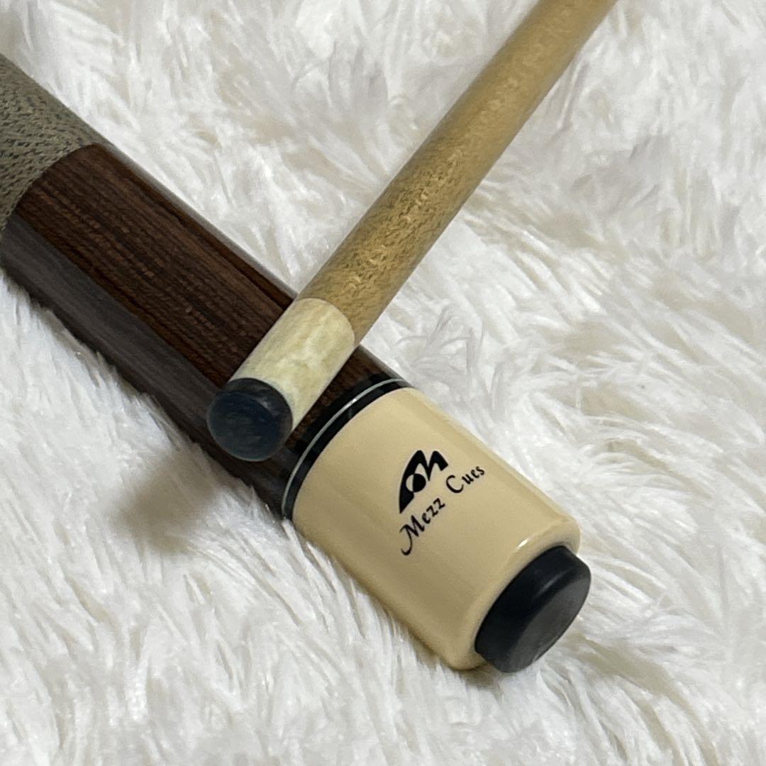 美品 Mezz 日本製 上位モデル セミハードケース付 キュー　ビリヤード