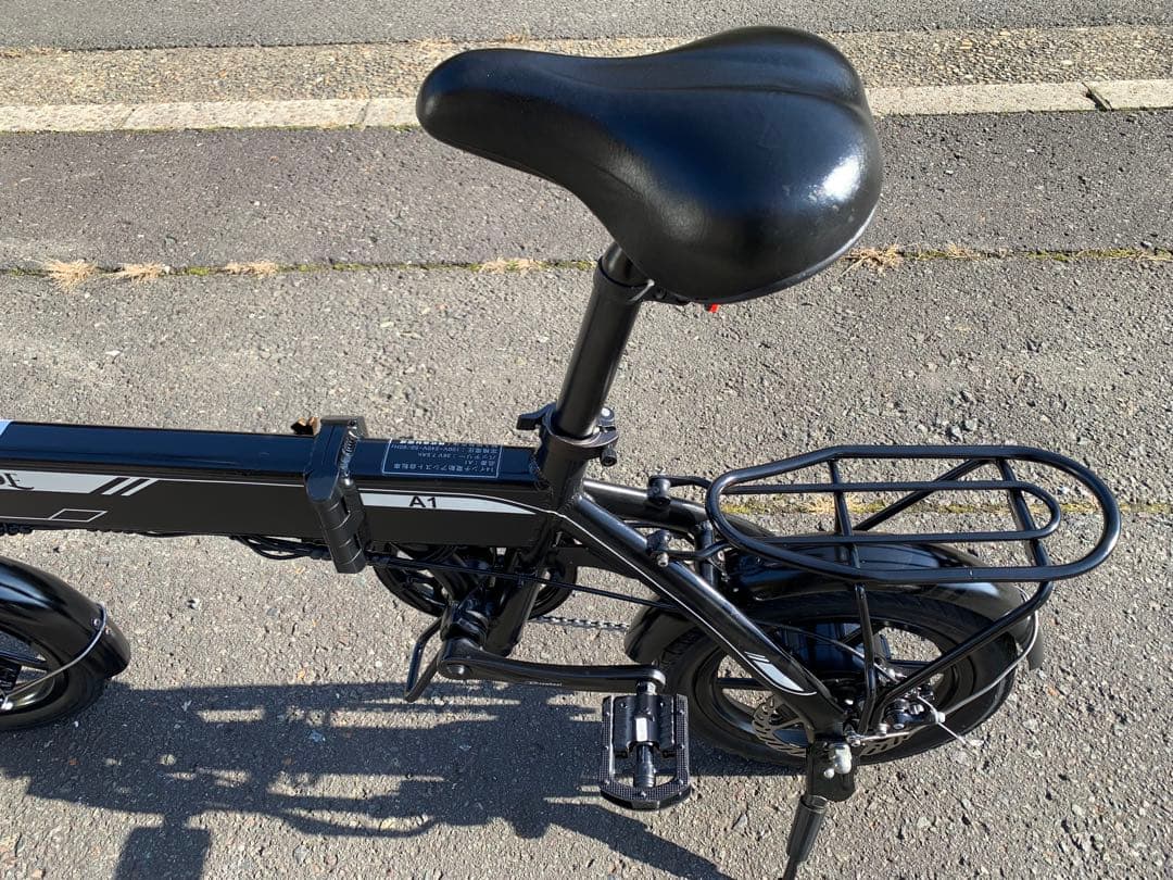 動作確認済 送料無料AiDDE ディスク式MTB 折りたたみ電動自転車A1