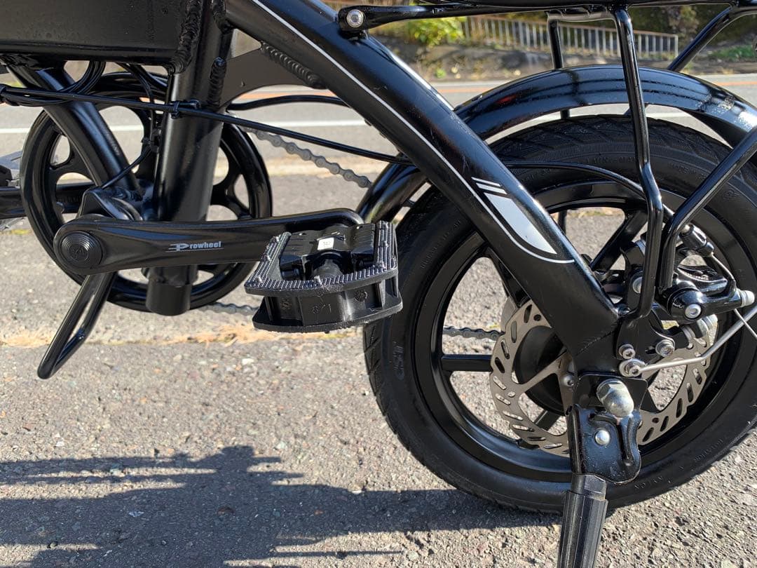 動作確認済 送料無料AiDDE ディスク式MTB 折りたたみ電動自転車A1