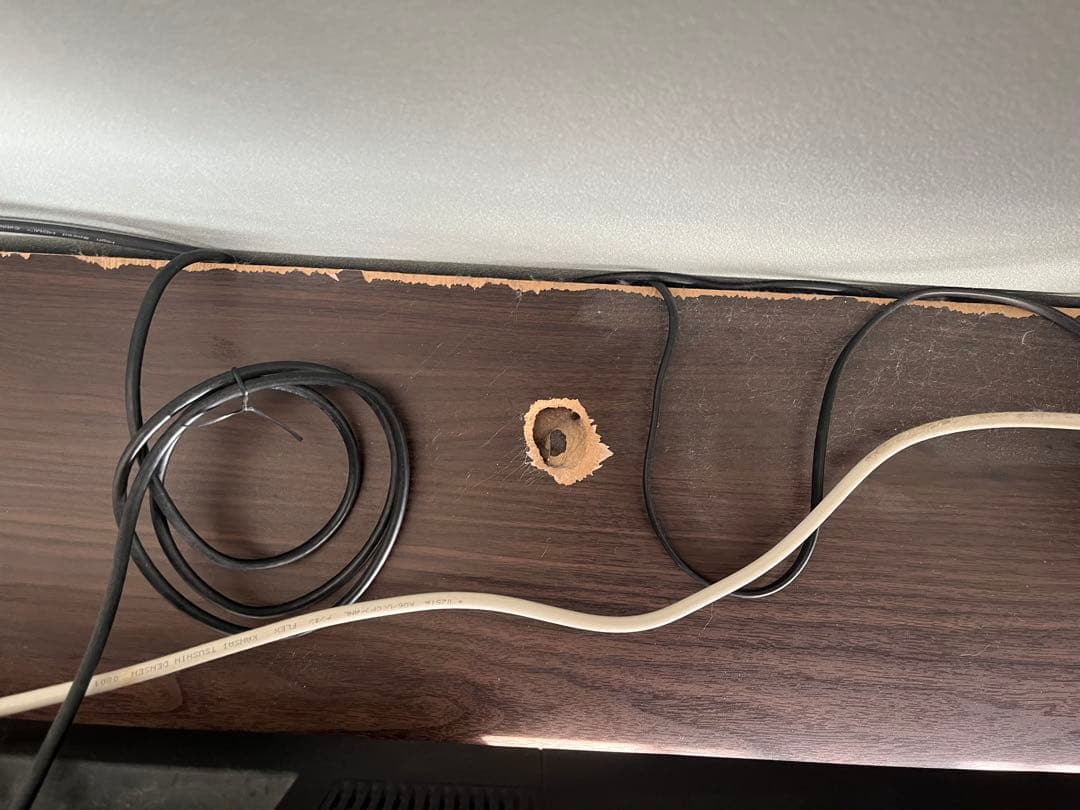 テレビ台 引き出し付き　ダークブラウン