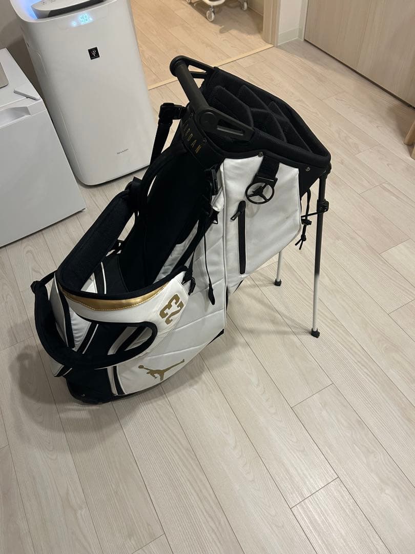J*H様 JORDAN キャディバッグ ホワイト/ブラック/ゴールド