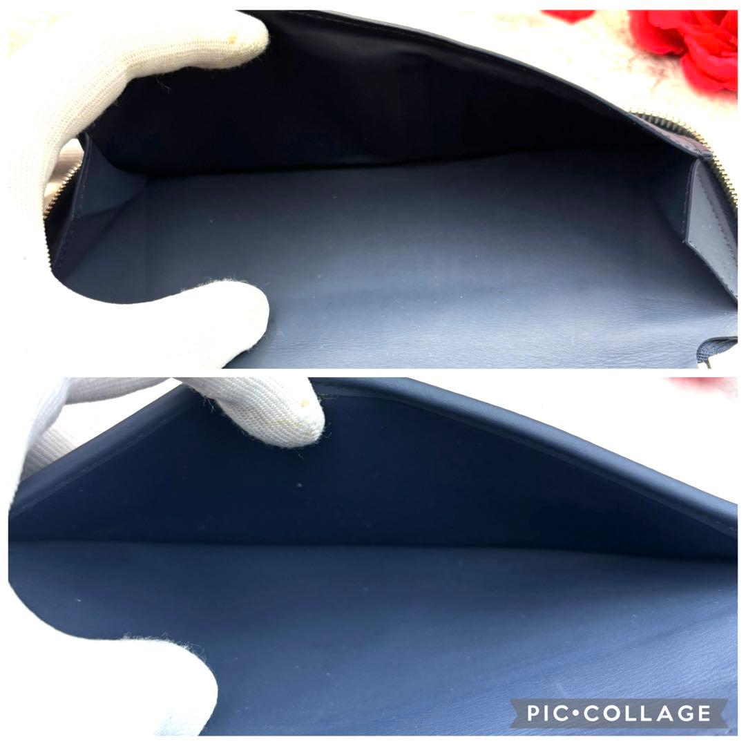 【ICタグ付き】 ルイヴィトン アエログラム マリーヌ ヴェルティカル 長財布