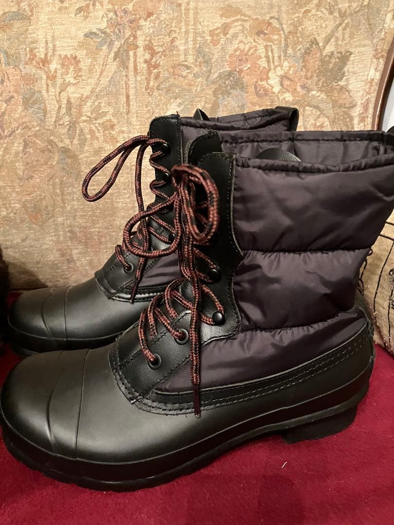 ハンター Hunter スノー レイン ブーツ　黒　ブラック　レディース　美品