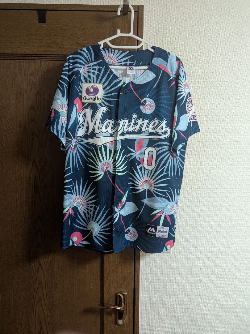 #激レア千葉ロッテ #0 荻野選手 マリフェス、サマフェス サイズL 5枚セット