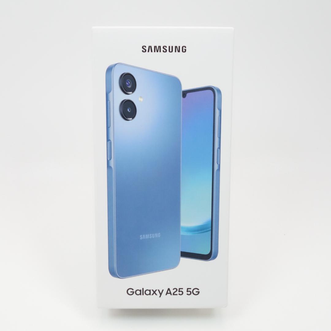【新品】Samsung Galaxy A25 5G ブルー　2/8/2026