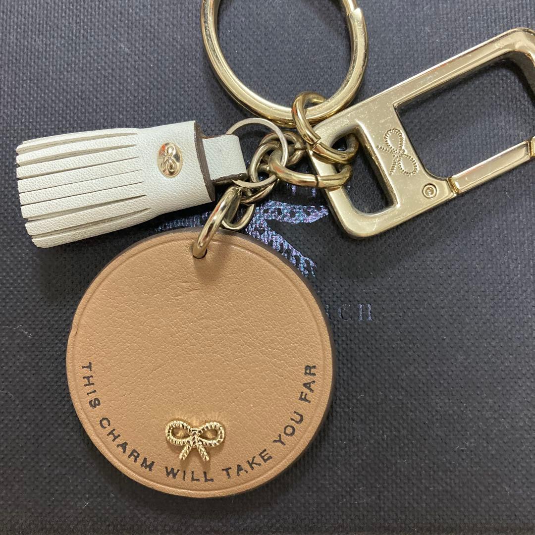 【極美品】レア　アニヤハインドマーチ　フリンジ付きキーリング　キーホルダー