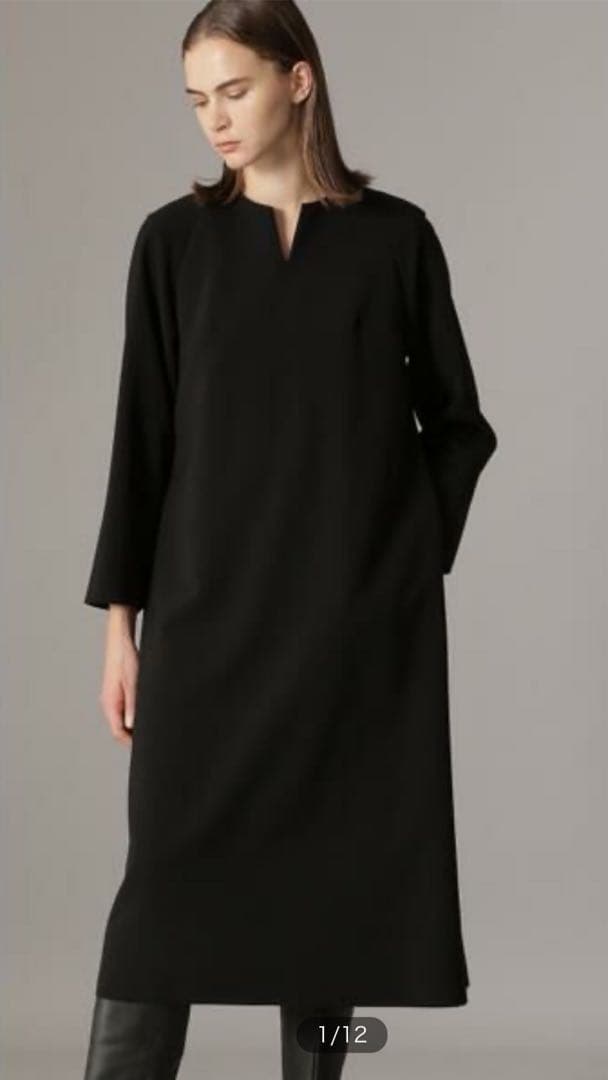 アドーア　ダブルクロスワンピース（ベージュ）