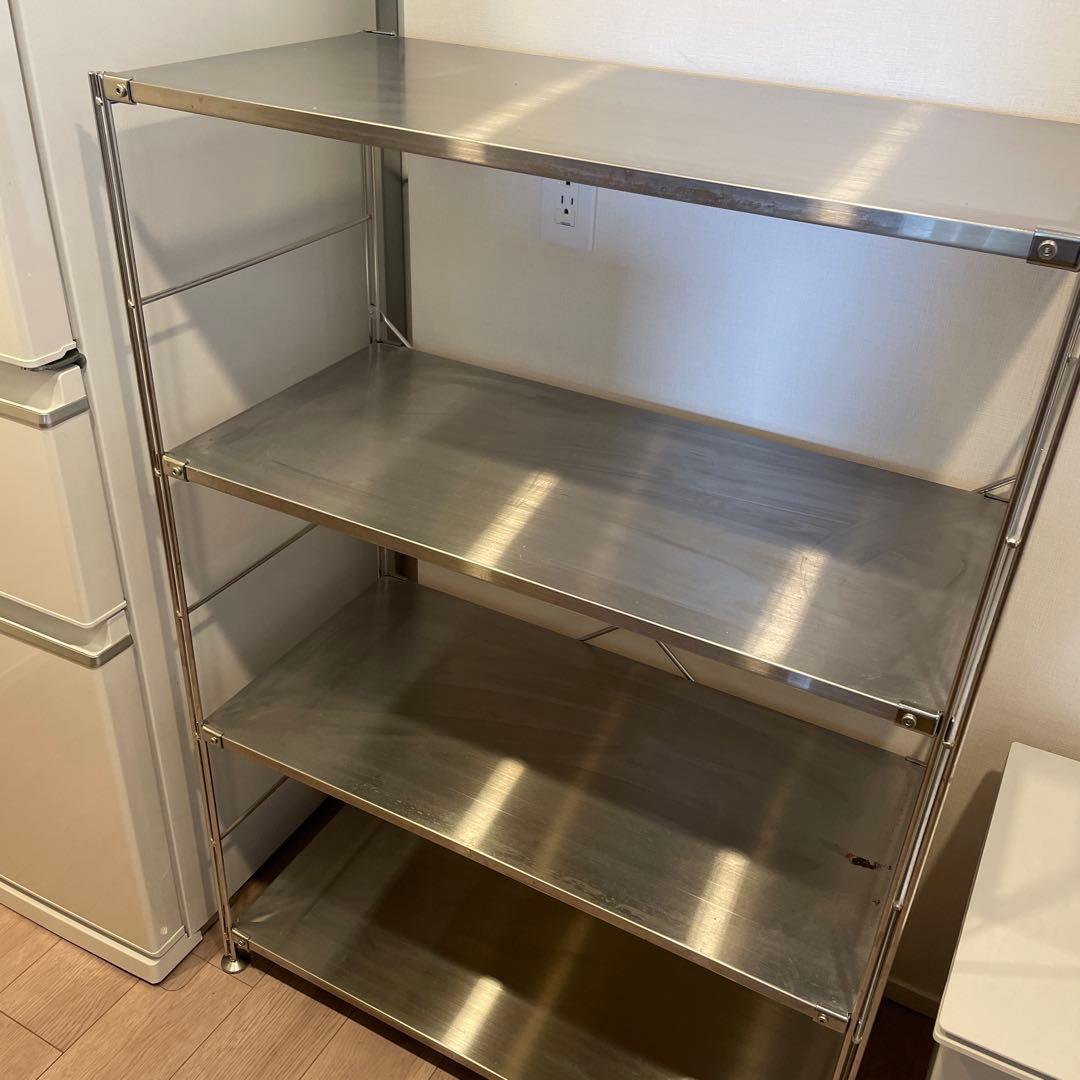 【値下げ】送料込み　無印良品　ステンレスユニットシェルフ　中