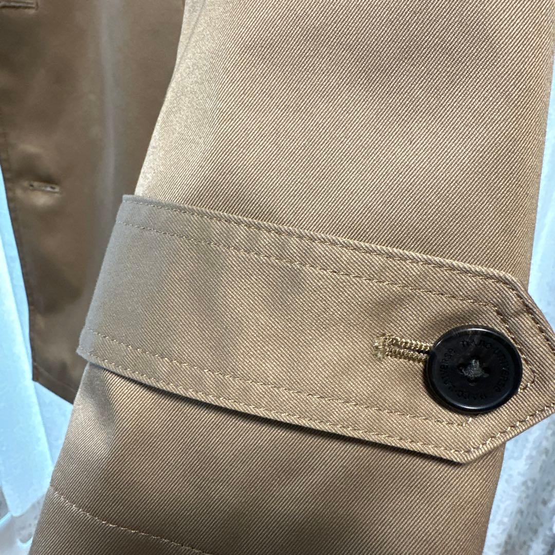 新品未使用　ナノユニバース　トレンチコートショート丈　Mサイズ　ベージュ　春秋冬