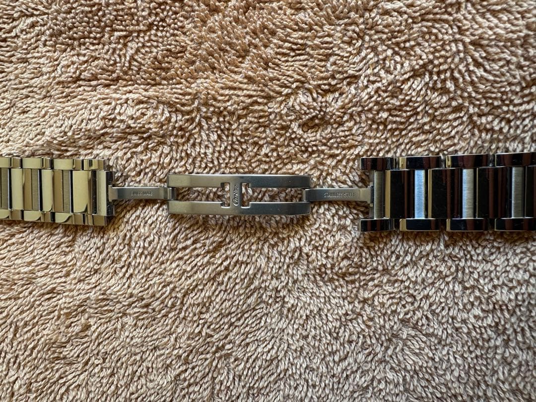 カルティエ(Cartier) tank must　金属ベルト　19MM　未使用品