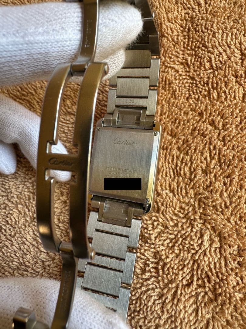 カルティエ(Cartier) tank must　金属ベルト　19MM　未使用品