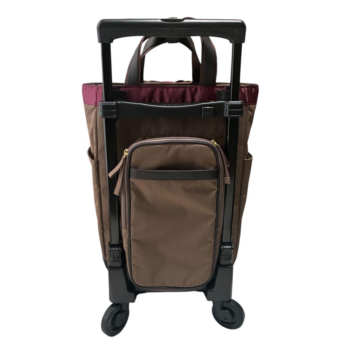 SWANY ルバンド キャリーバッグ カート リボン グレージュ キャリーケース