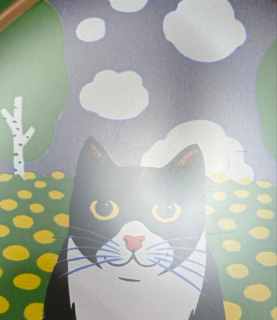  ネコのガラスカード \"Perhepotretti\"