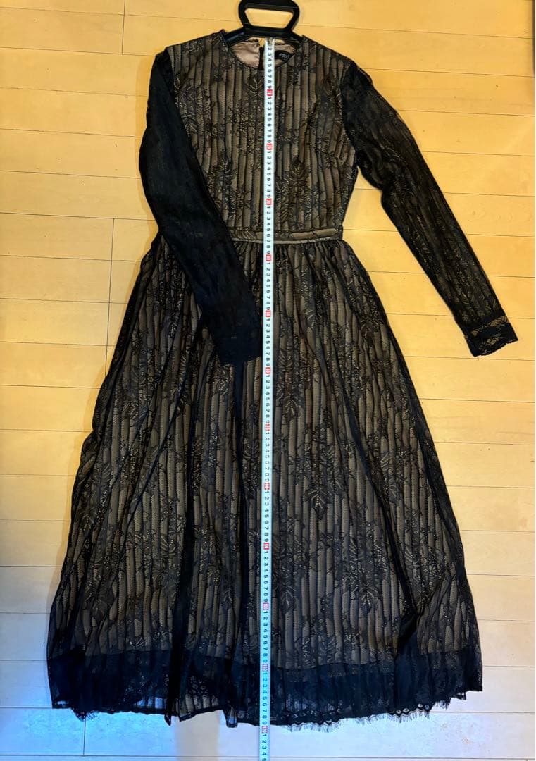 エミリアウィズ　emiriawiz レース　黒　ワンピース