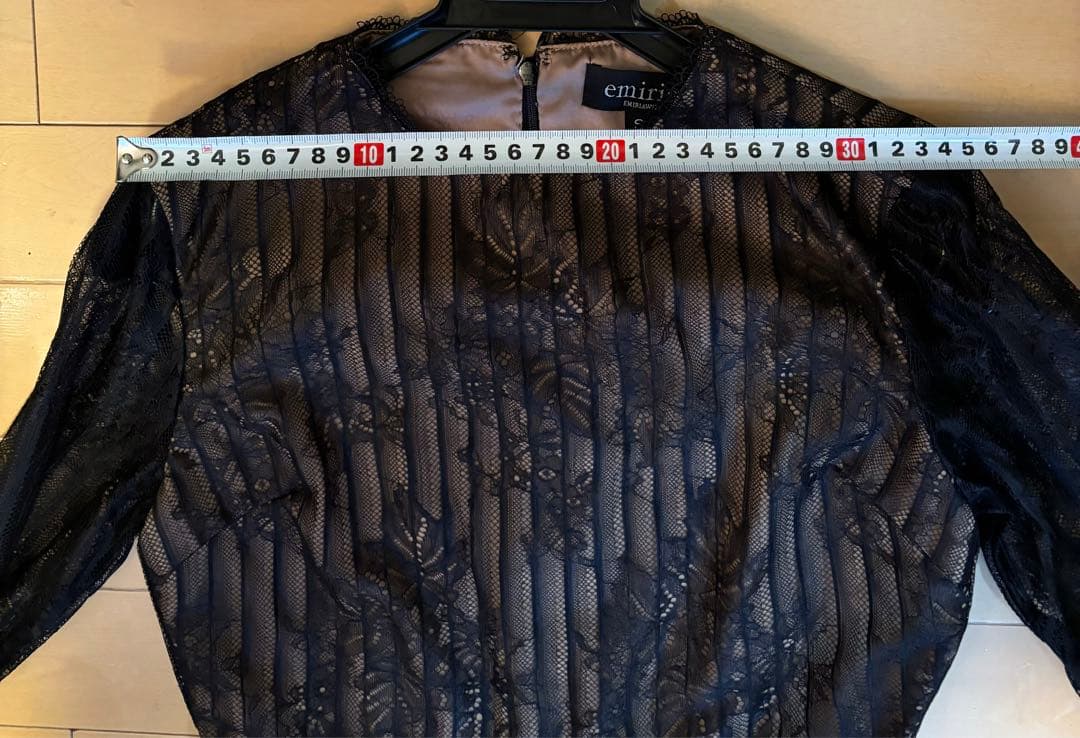 エミリアウィズ　emiriawiz レース　黒　ワンピース