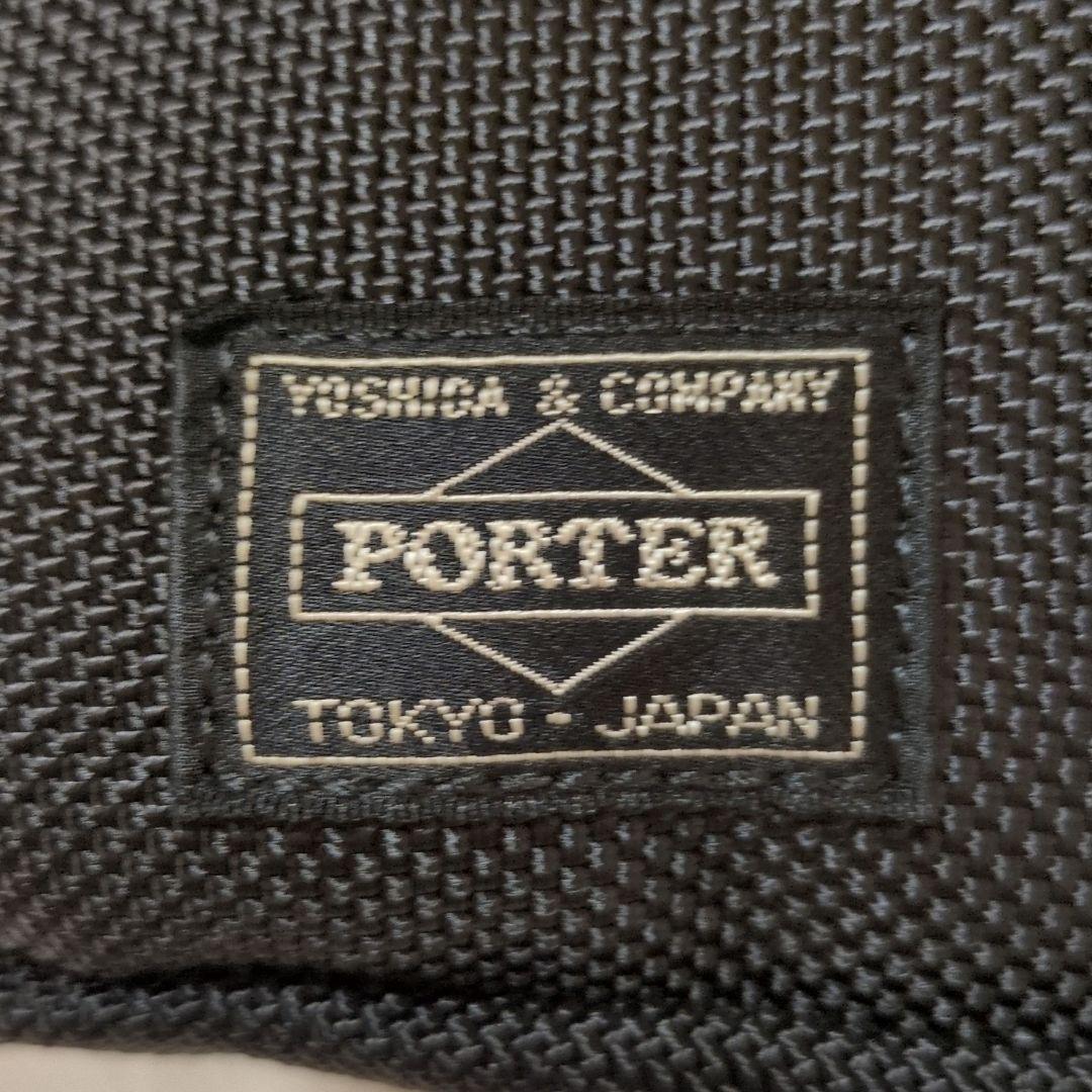 【超美品】PORTER　HEAT　ウエストバッグ　S　黒　マグライト付き　人気