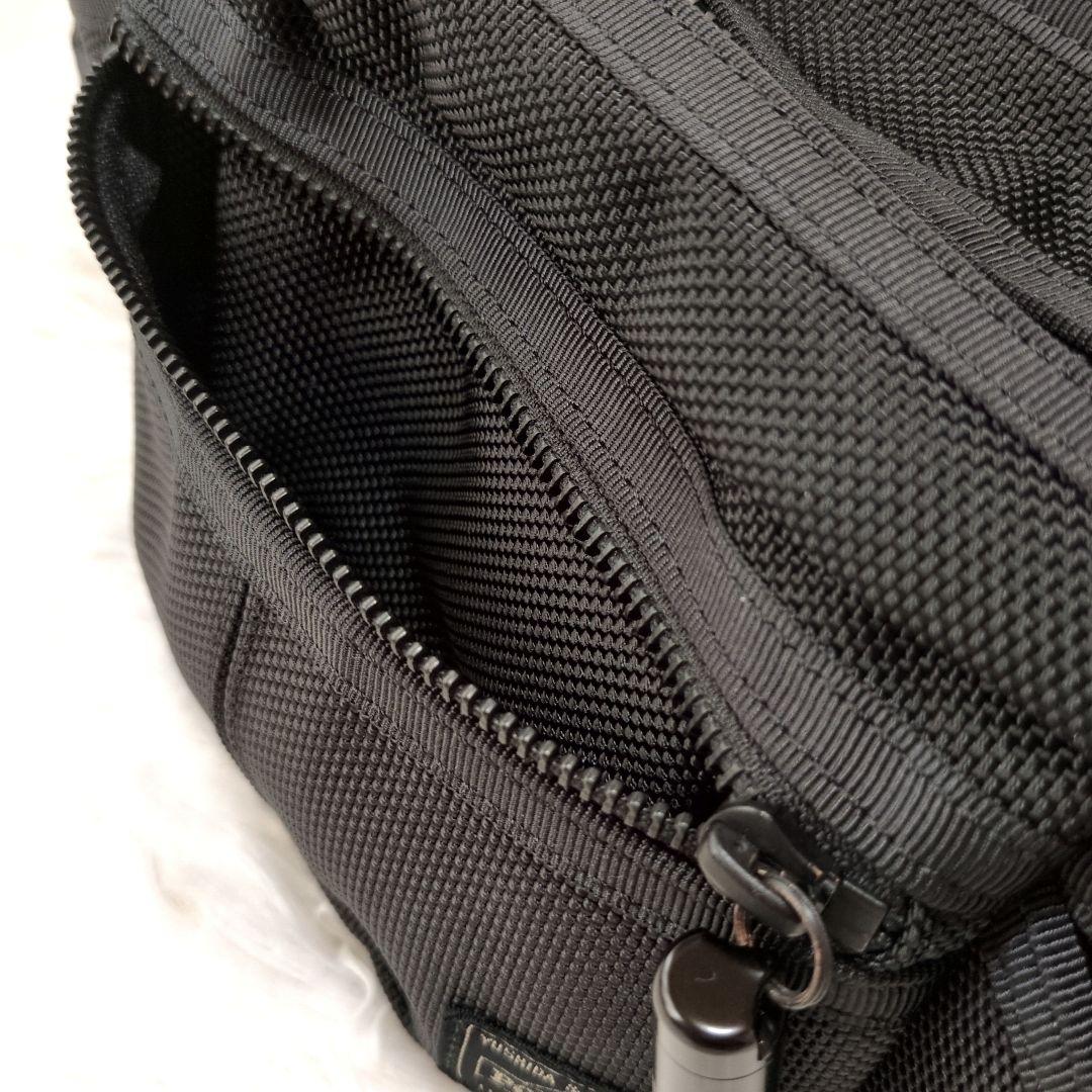 【超美品】PORTER　HEAT　ウエストバッグ　S　黒　マグライト付き　人気