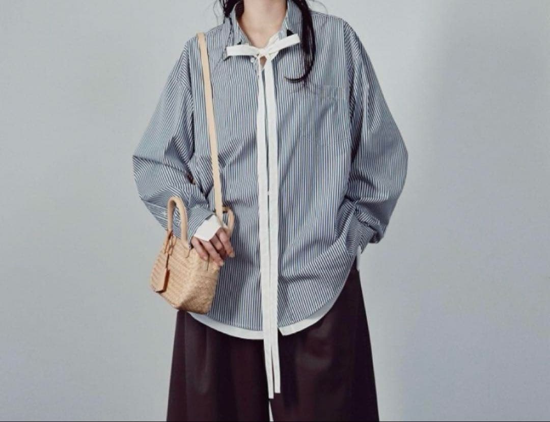 Rich i 23AW REVERSIBLE SHIRT White サイズ48