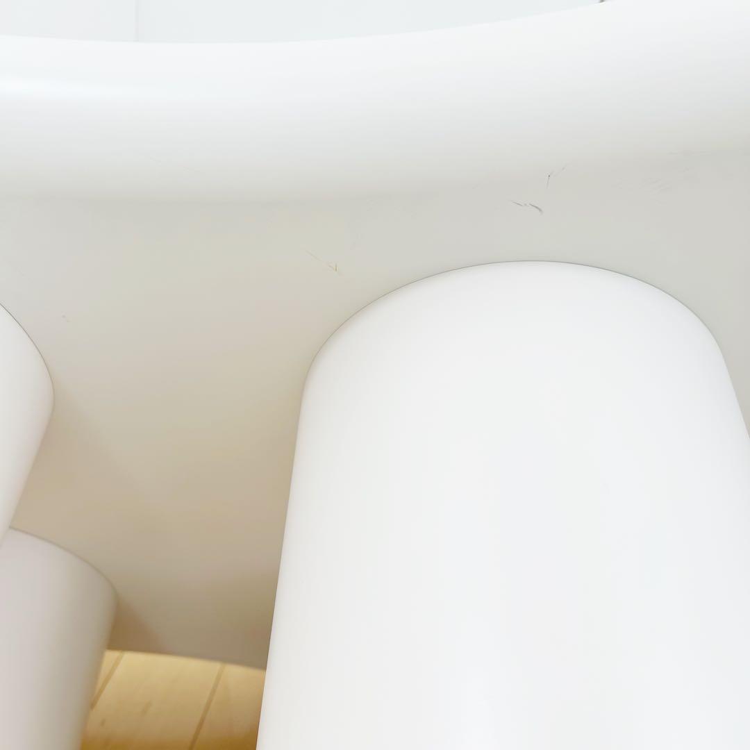 クラウドコーヒーテーブル　ローテーブル　オフホワイト　W100 北欧　雲型