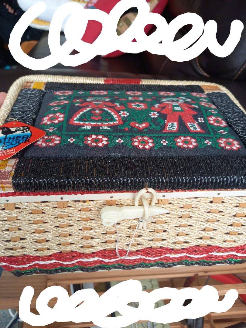 weather cock 　昭和レトロ裁縫道具箱