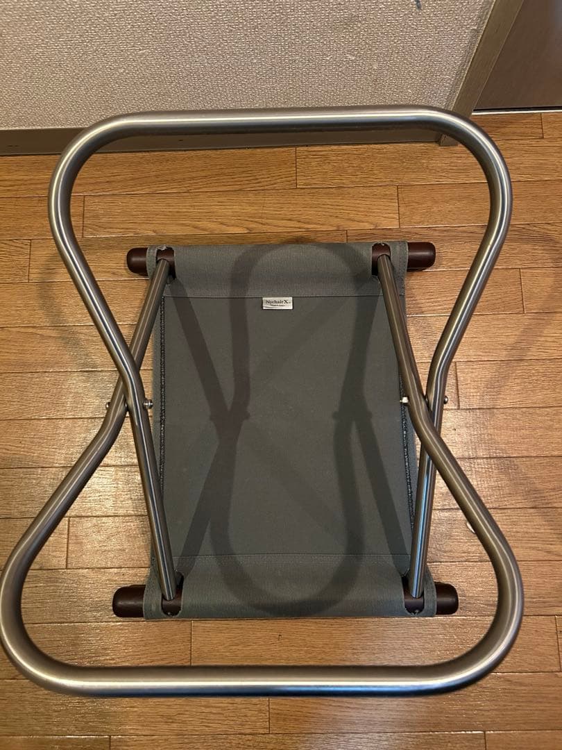 【美品】ニーチェアエックス　オットマン　ダークブラウン/グレー