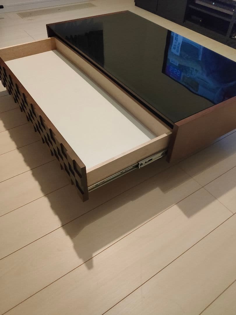 ウッドデザインセンターテーブル引き取り限定