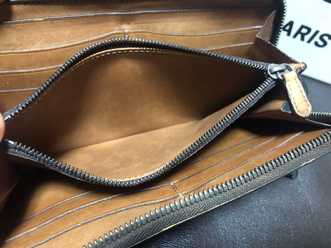 ☆美品☆ベルルッティ イタウバ　長財布　ダークグリーン　ゴールデンパティーヌ