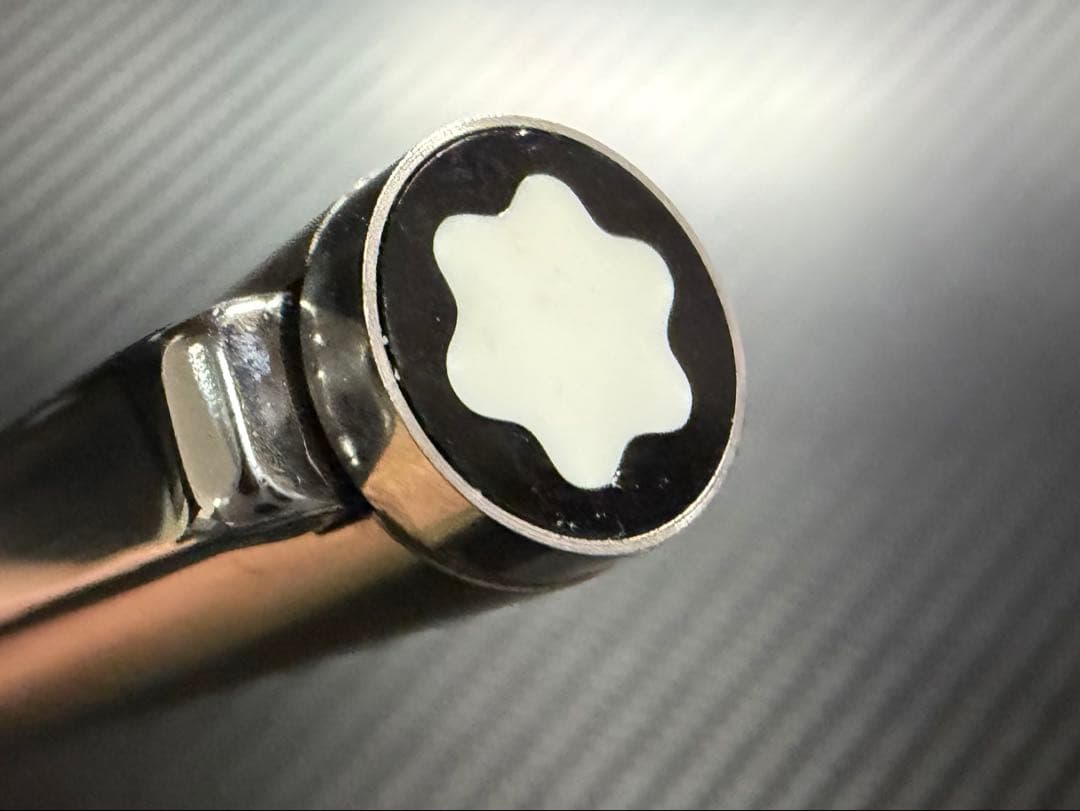 未使用に近い モンブラン ノブレス ステンレス エボナイト芯 EF 極細 万年筆