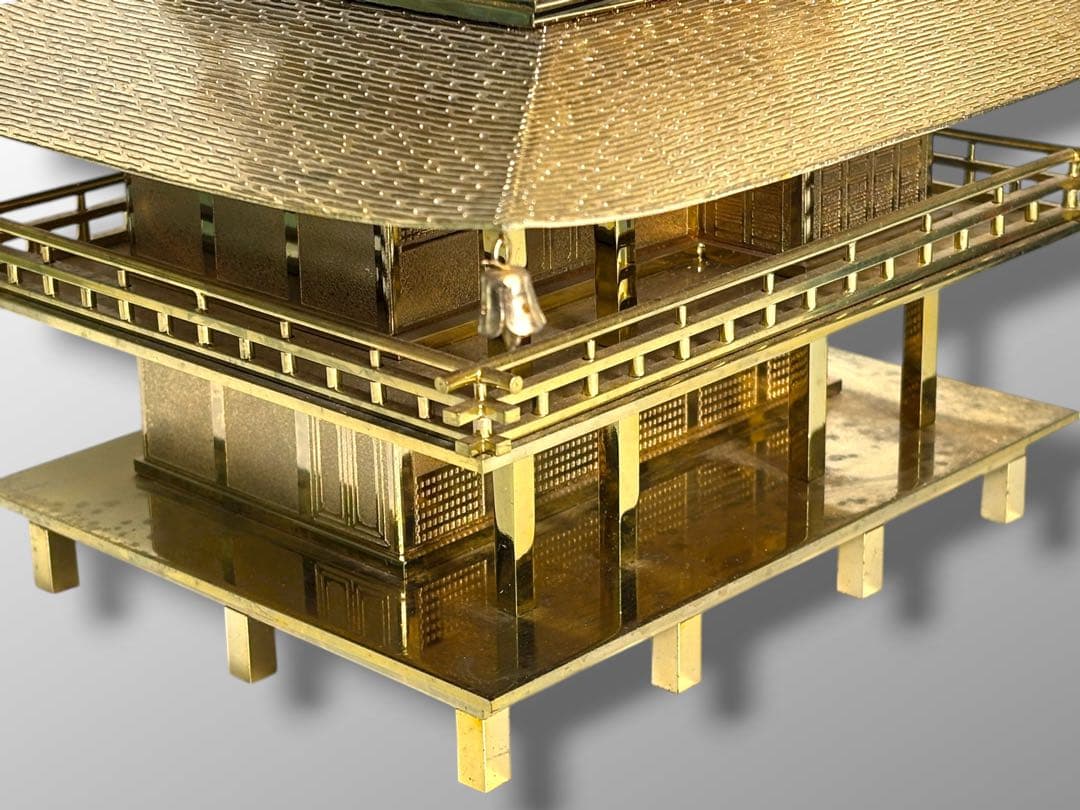 #金閣寺 真鍮製モデル ミニチュア　S-12