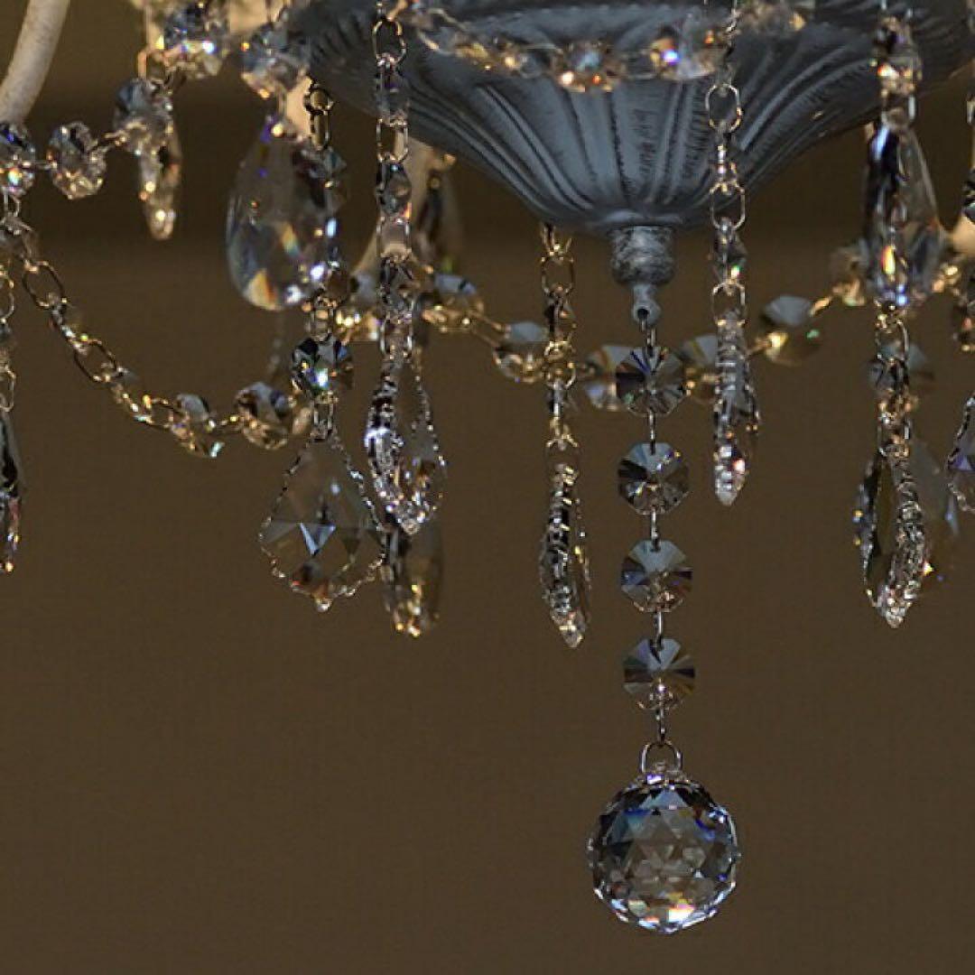 LED対応 8灯シャンデリア ホワイト