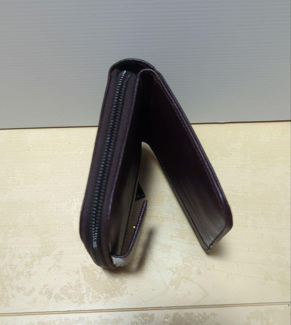【美品】PRADA 二つ折り財布 ブラウン サフィアーノレザー　値段交渉◯
