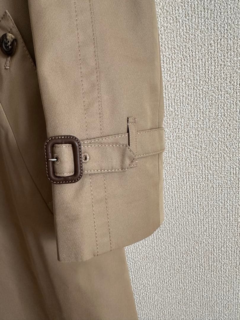 Aquascutumアクアスキュータム 青ライナー付きトレンチ ハニーベージュ8