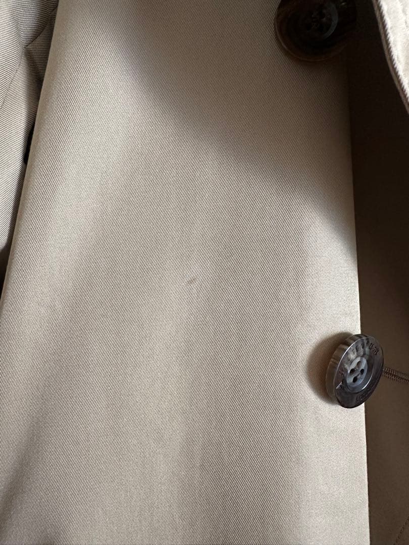 Aquascutumアクアスキュータム 青ライナー付きトレンチ ハニーベージュ8