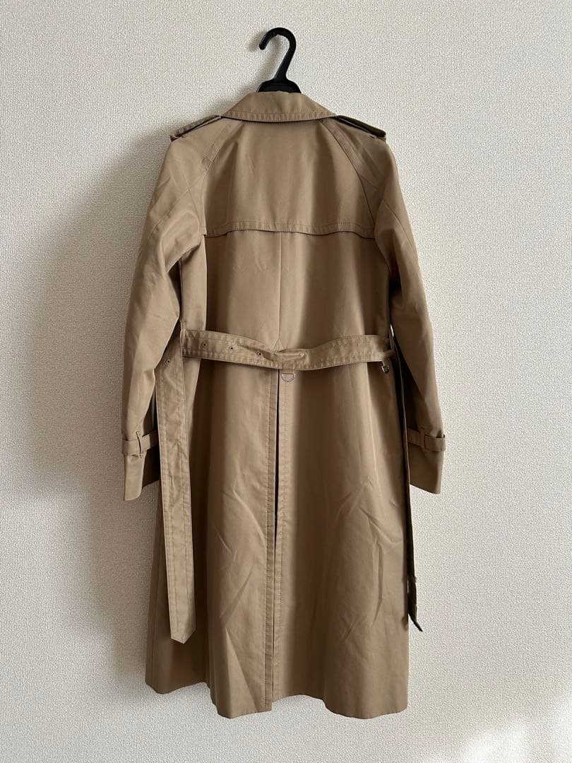 Aquascutumアクアスキュータム 青ライナー付きトレンチ ハニーベージュ8