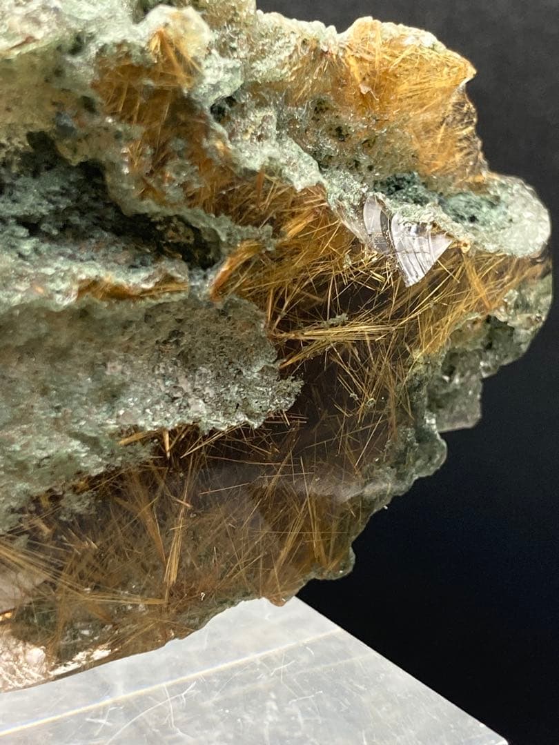 ルチルクォーツ スライスカット 天然石 パワーストーン