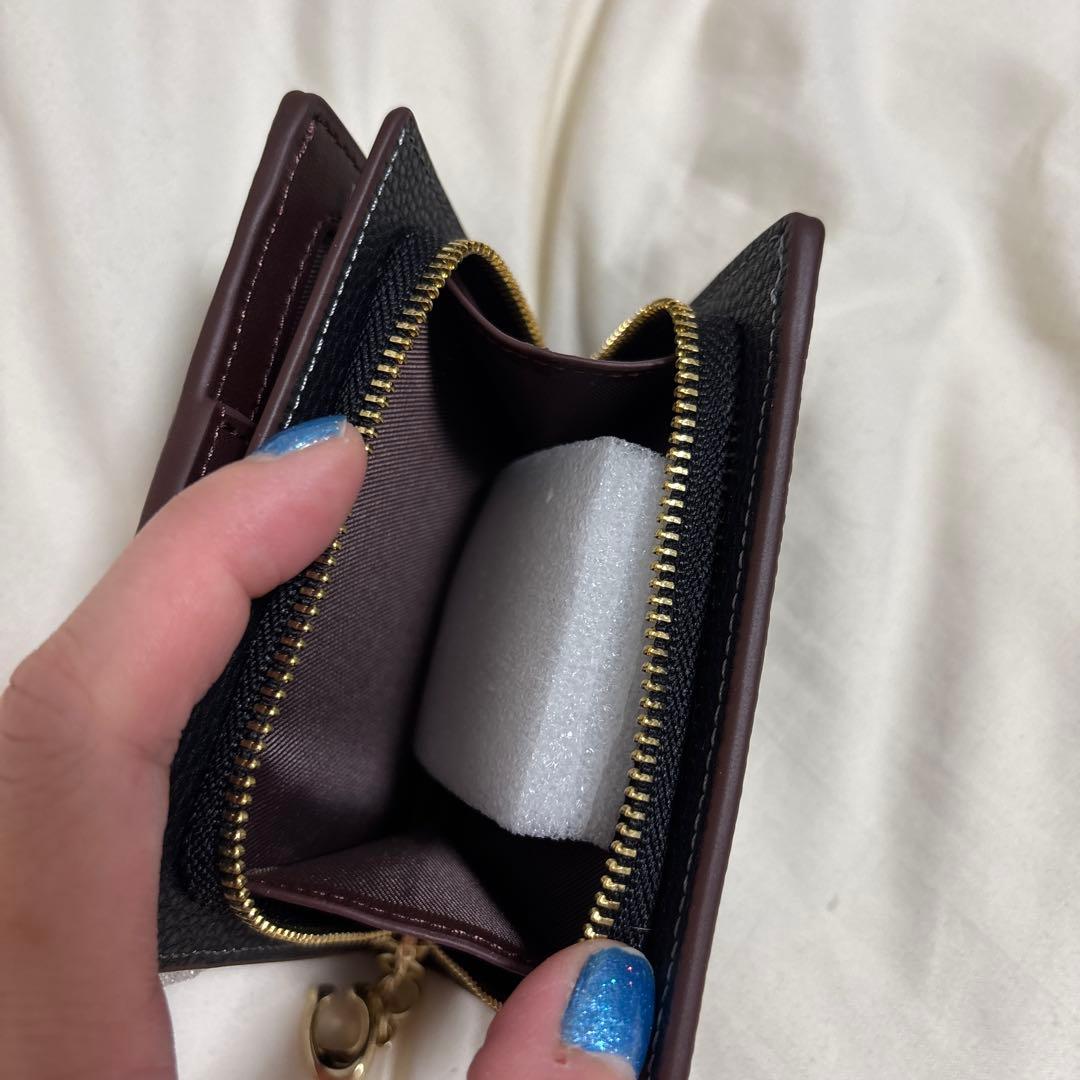 値下げ交渉⭕️COACH折りたたみ財布　人気デザインミニ財布